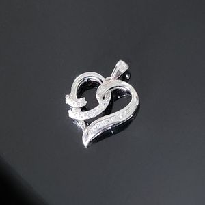 Sterling Silver 925 Heart DESIGNER SIGNED Necklace Pendant Valentine's Day Gift